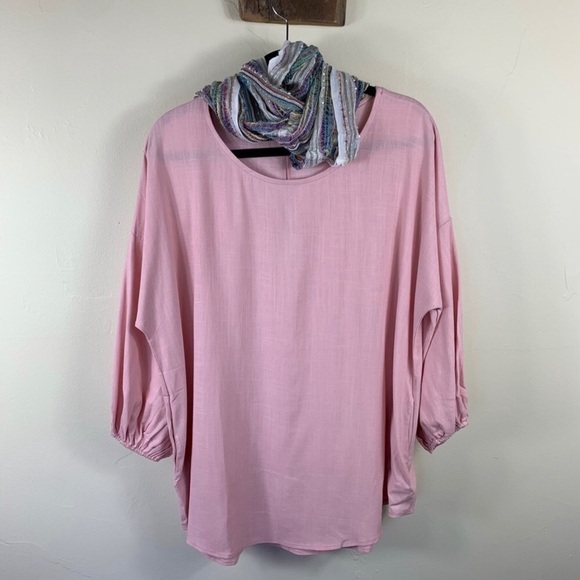 ACTING PRO 3/4 SLEEVE TOP - Picture 8 of 9